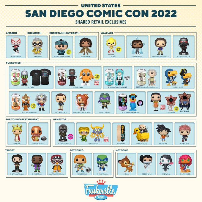 funko at San Diego Comic-Con