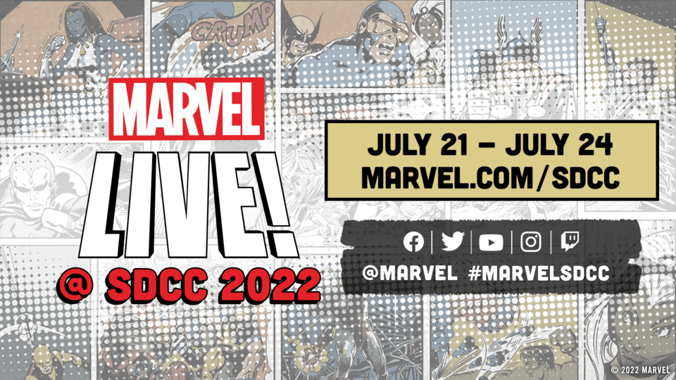 marvels live stream schedule at comic-con international returns